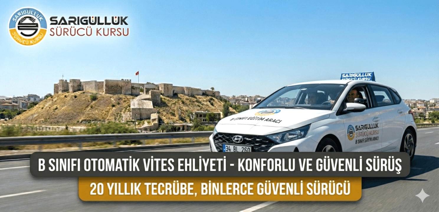 B Sınıfı Otomatik Araba Ehliyeti
